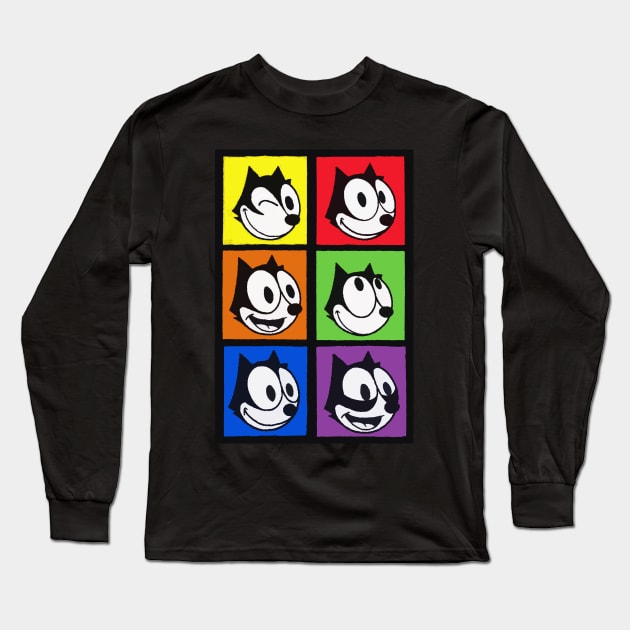 Felix the Cat Long Sleeve T-Shirt by ParalyzedPuppets